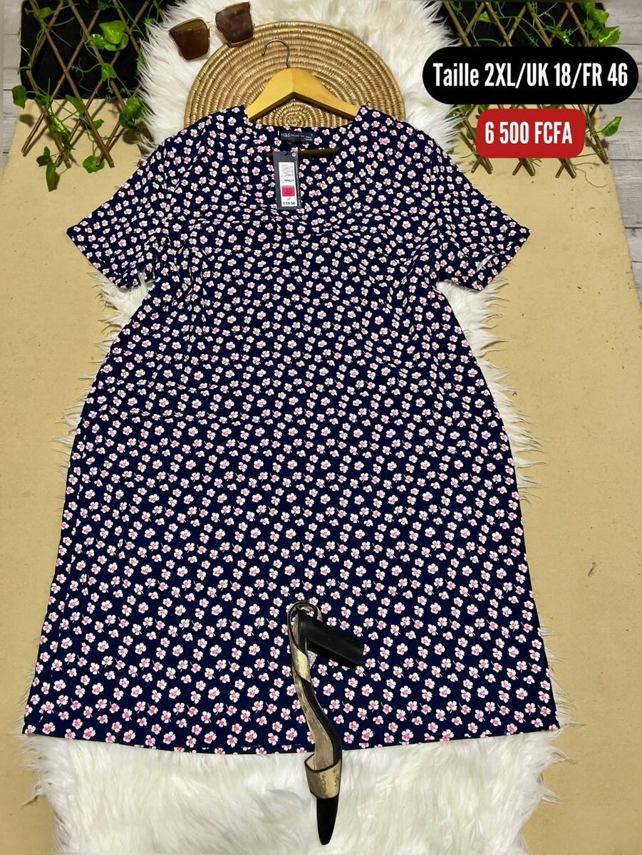 Robe Fleurie en soie