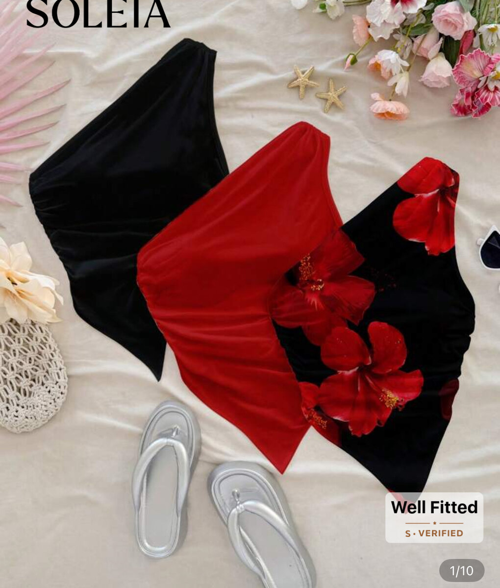 Maillot de Bain Une Épaule