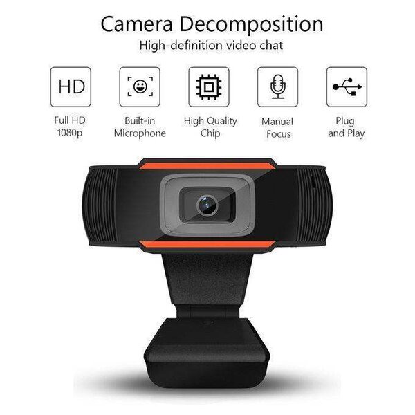Webcam HD 1080p Microphone