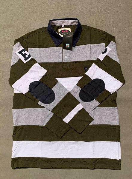 Polo rugby à rayures homme