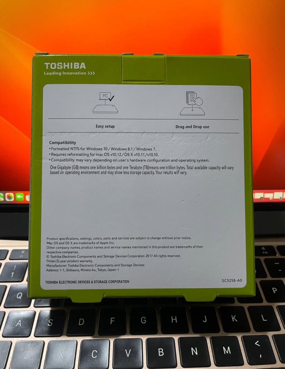 Disque Dur Externe Toshiba 320GB