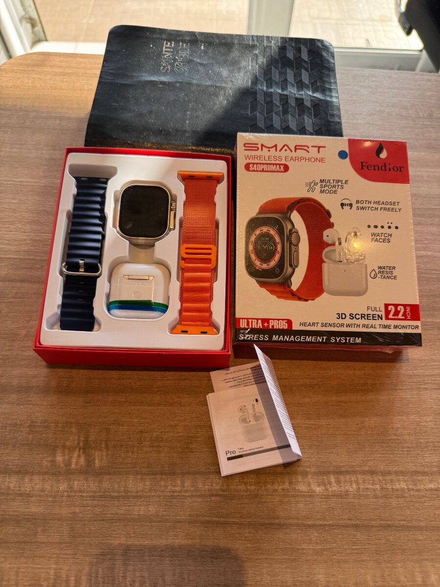 Montre Intelligente avec Écouteurs