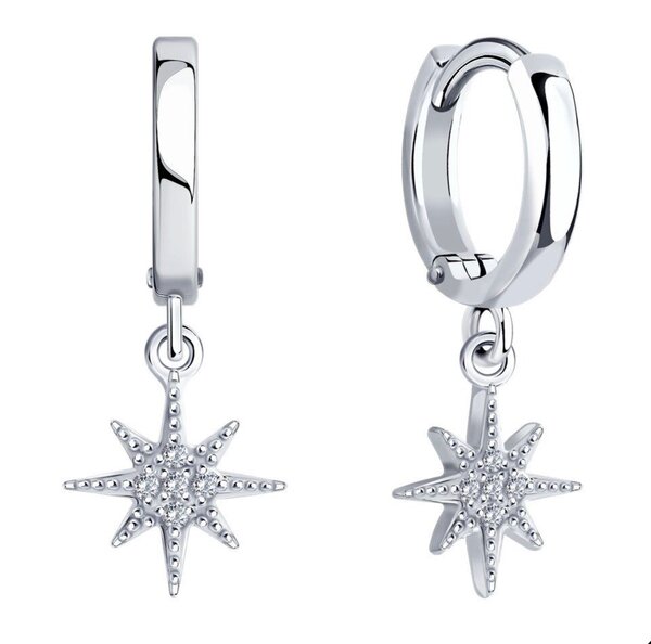 Boucles Étoiles en Argent