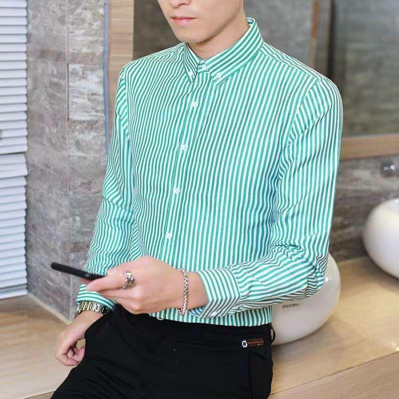 Chemise à rayures pour homme