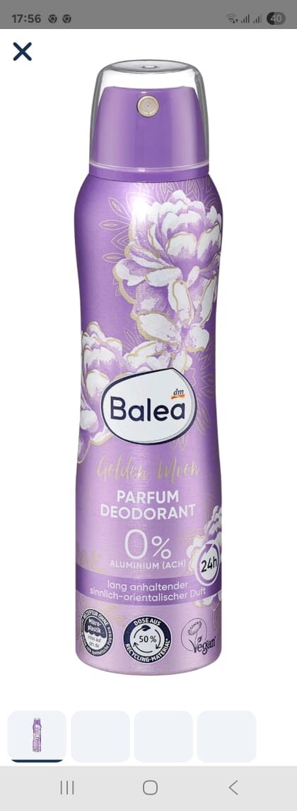Déodorant Parfumé Balea