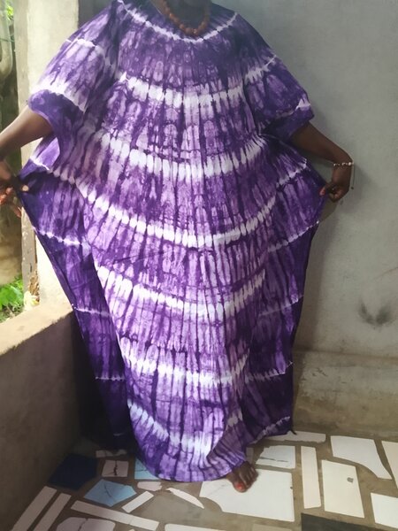 Robe Caftan Bohème Teintée