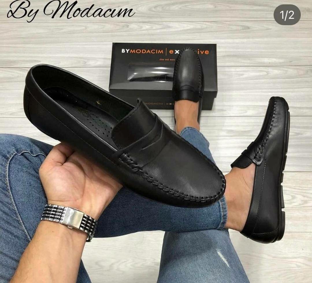 Mocassins en cuir élégant