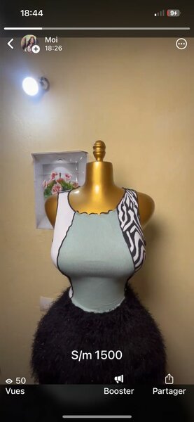 Crop top  frip tendance femme