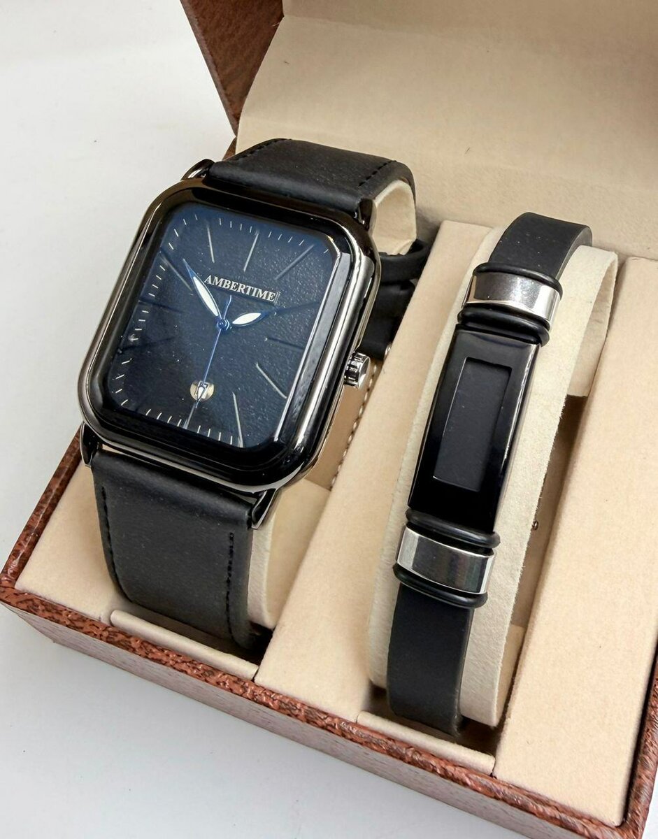 Montre et Bracelet Homme Ambertime