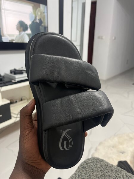 Sandales Noires Confort Femme