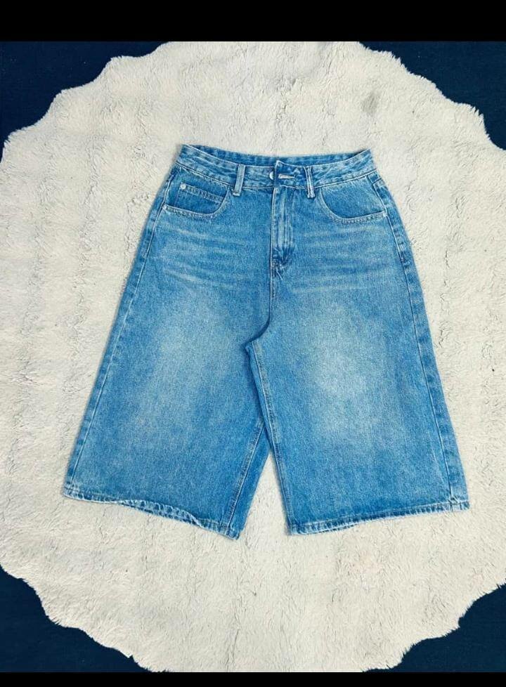 Bermudas en denim