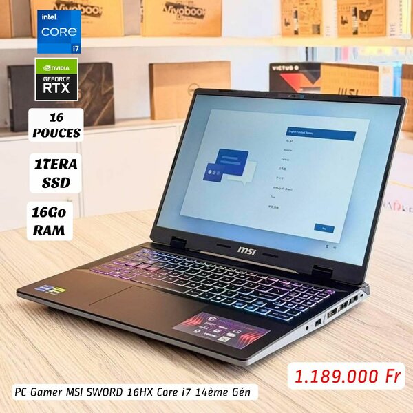 MSI Sword 16HX i7 - PC Gamer