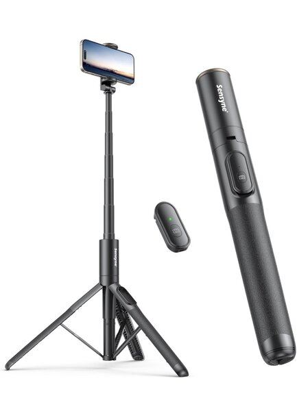 Sensyne 60" Phone Tripod & Selfie Stick, Lightweight All in