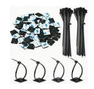 Attaches câbles autocollants