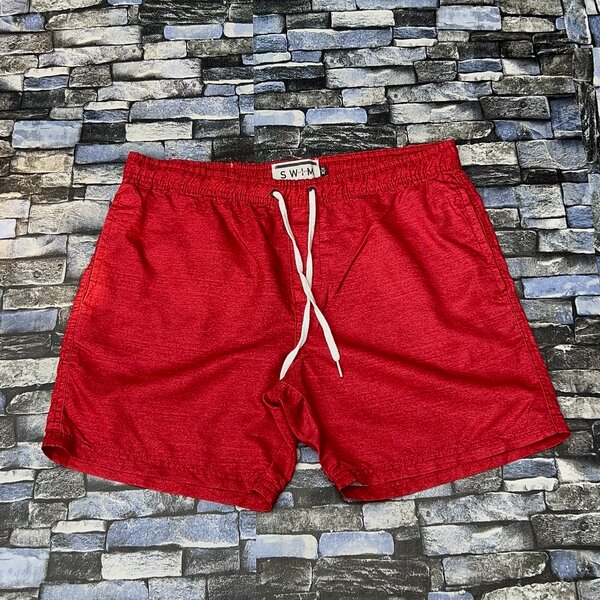 Shorts de bain rouges