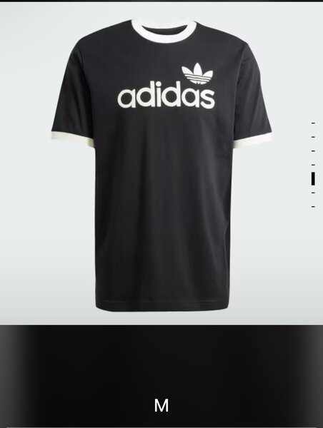 T-shirt Adidas noir
