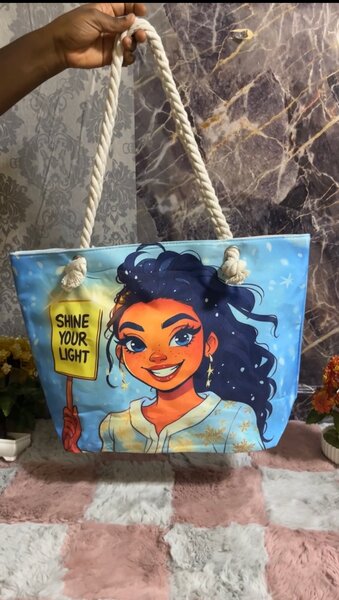 Sac cabas imprimé chic