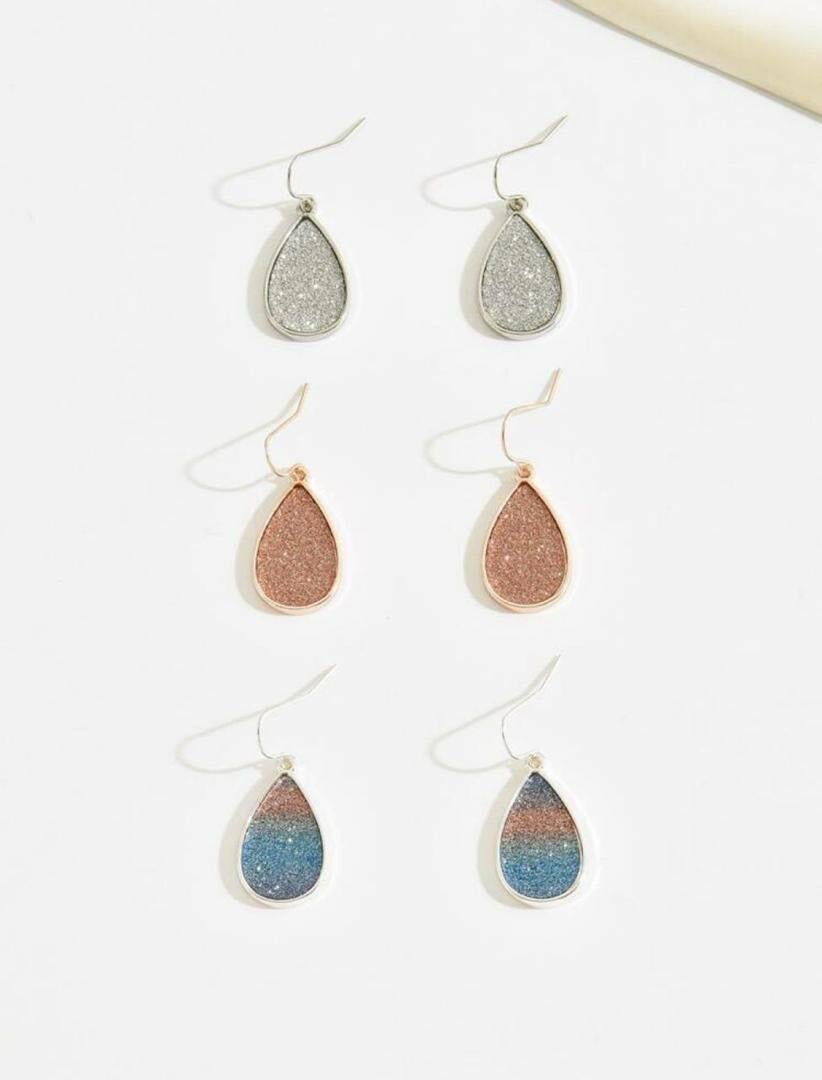 Water drops earrings