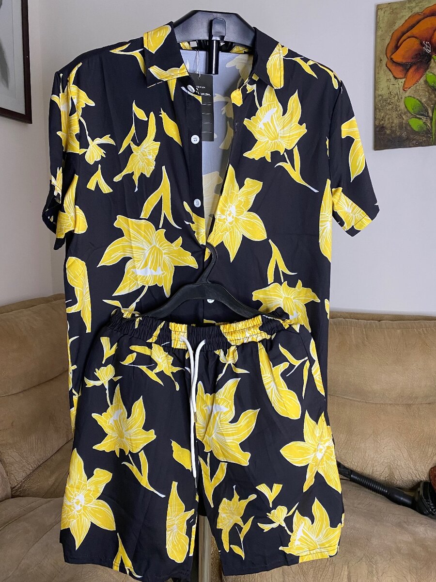 2 pieces summer set for men