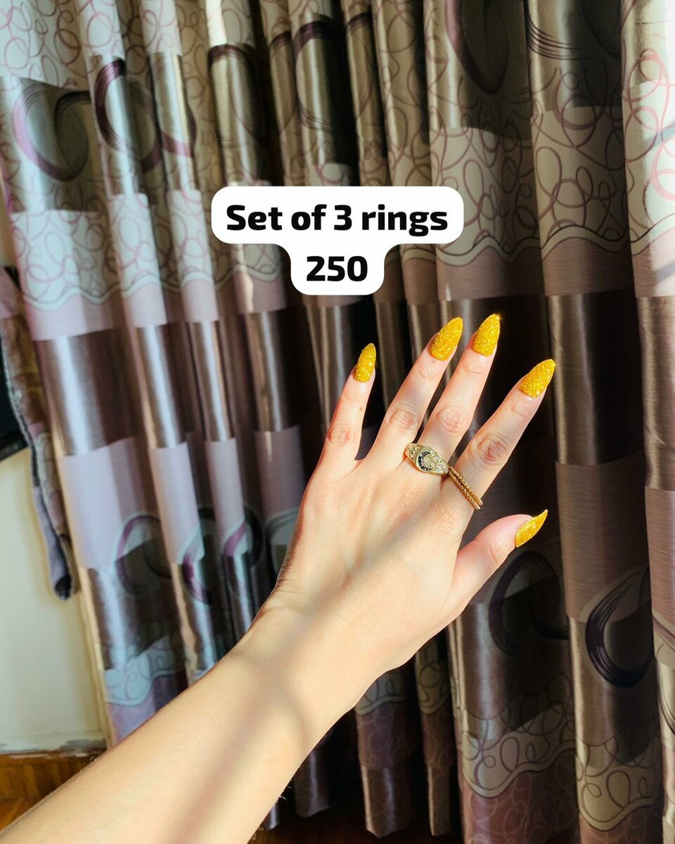 Set of 3 rings 