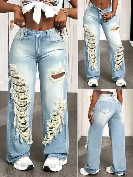 Pantalons en jean décontractés