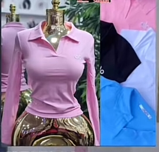 Polo manches longues élégante