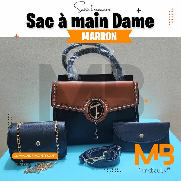 Ensemble de sacs marron élégants