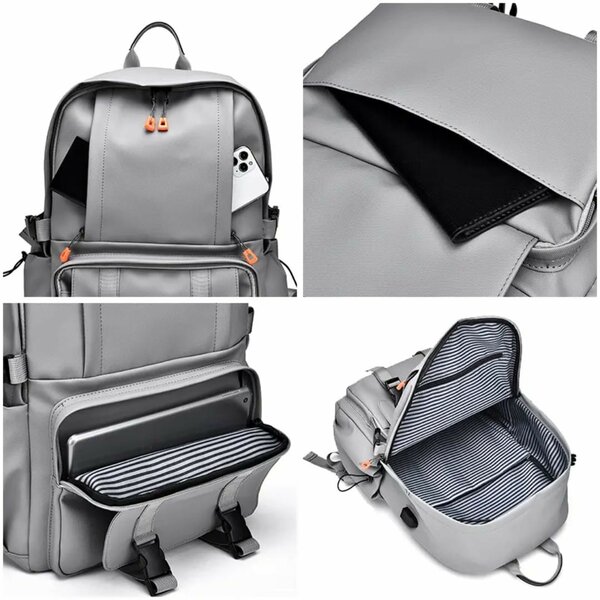 Sac à dos urbain moderne USB