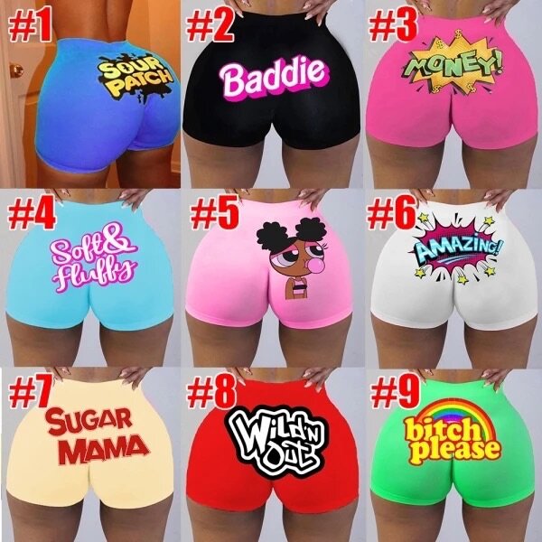 4 pieces women biker shorts