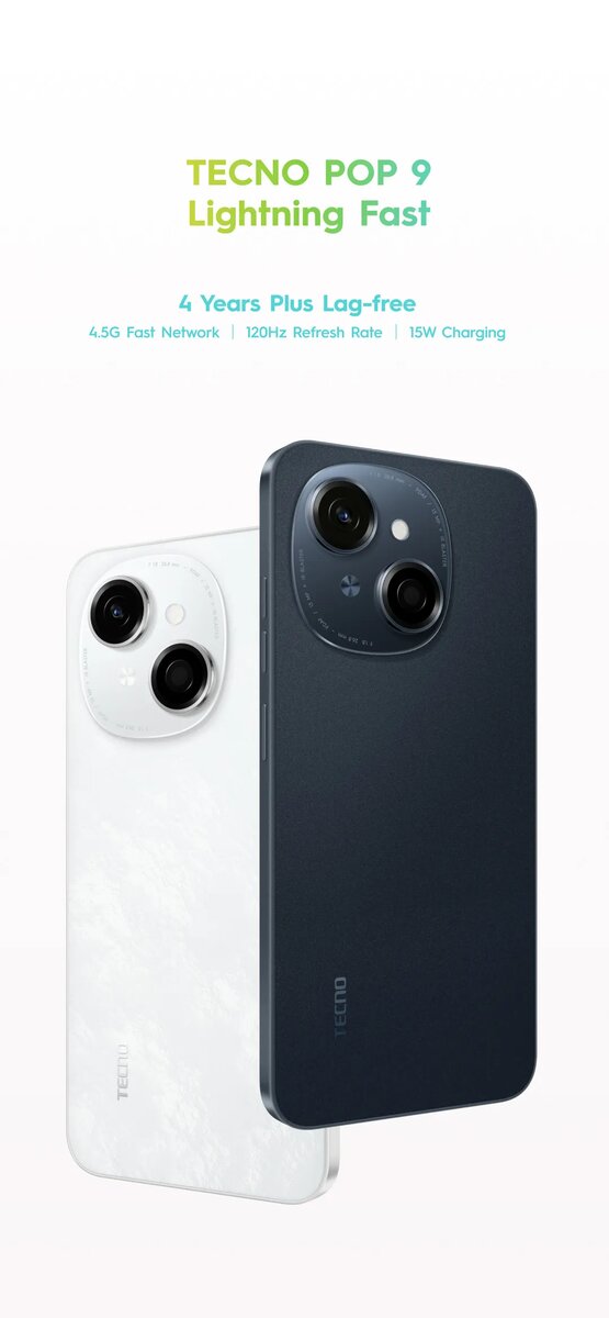 TECNO POP9 128/3+3 6ram