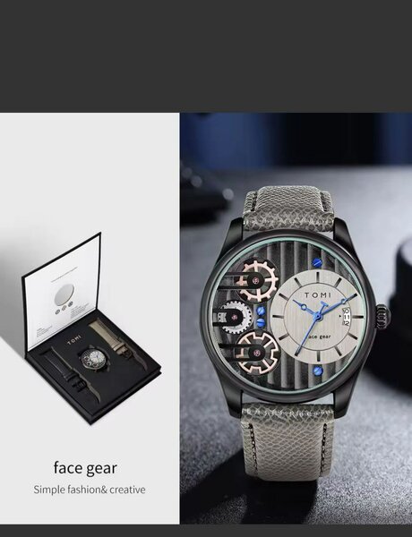 Montre mécanique Tomi pour hommes
