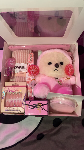 Coffret cadeau doux et girly