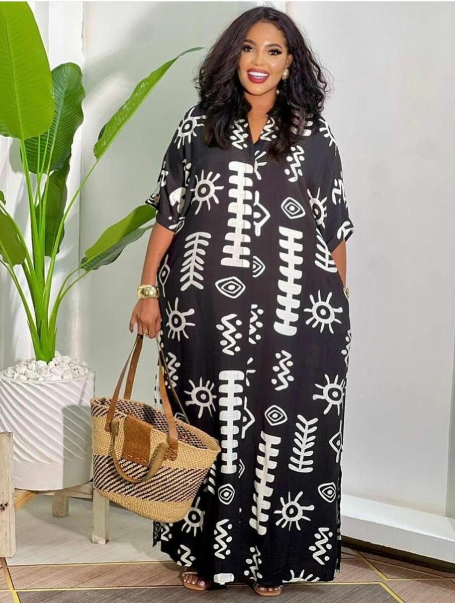 Robe longue bohème ethnique