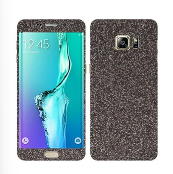 Samsung Galaxy S6 Edge Plus Black Glitter Mobile Skin