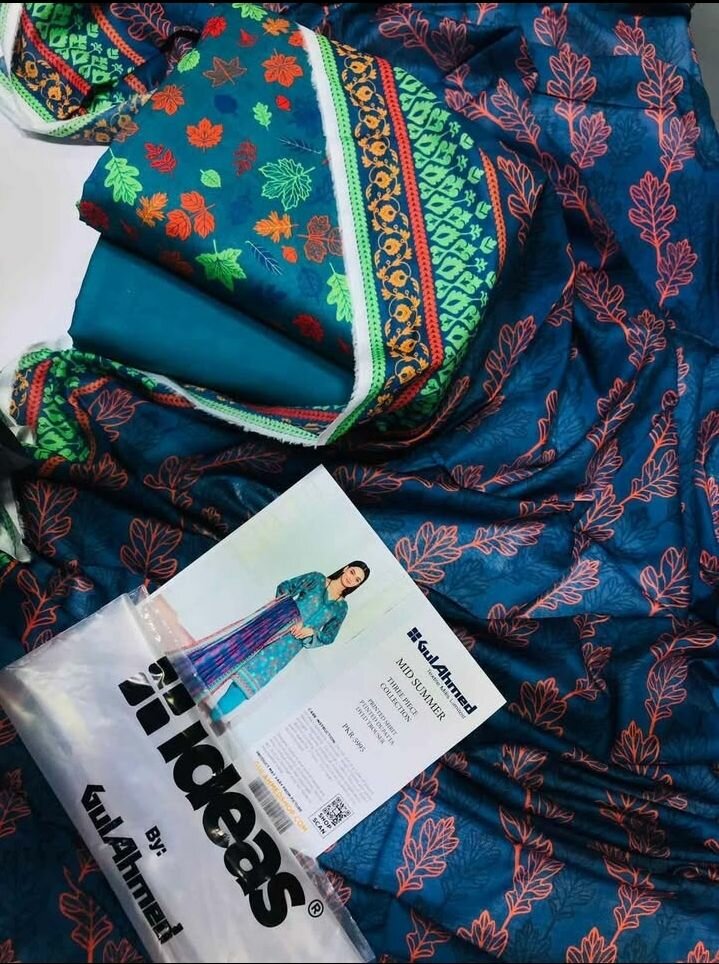 GulAhmed Lawn 3 Peace Suit