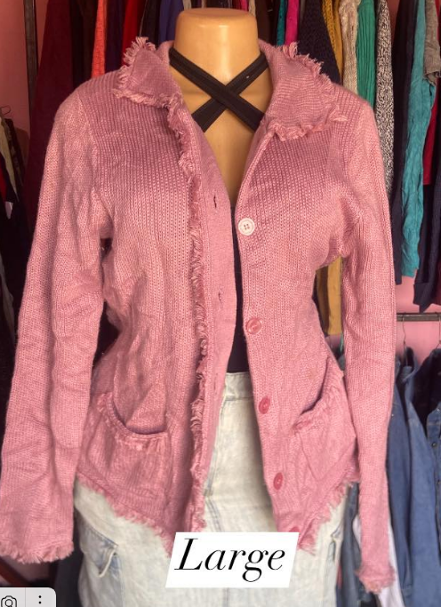 pink jacket large