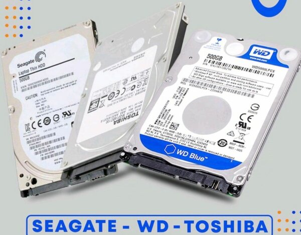 Disque dur HDD.  SEAGATE/WD/TOSHIBA/500Go