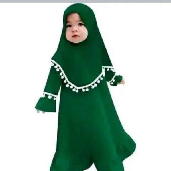 Robe Hijab Enfant Élégante