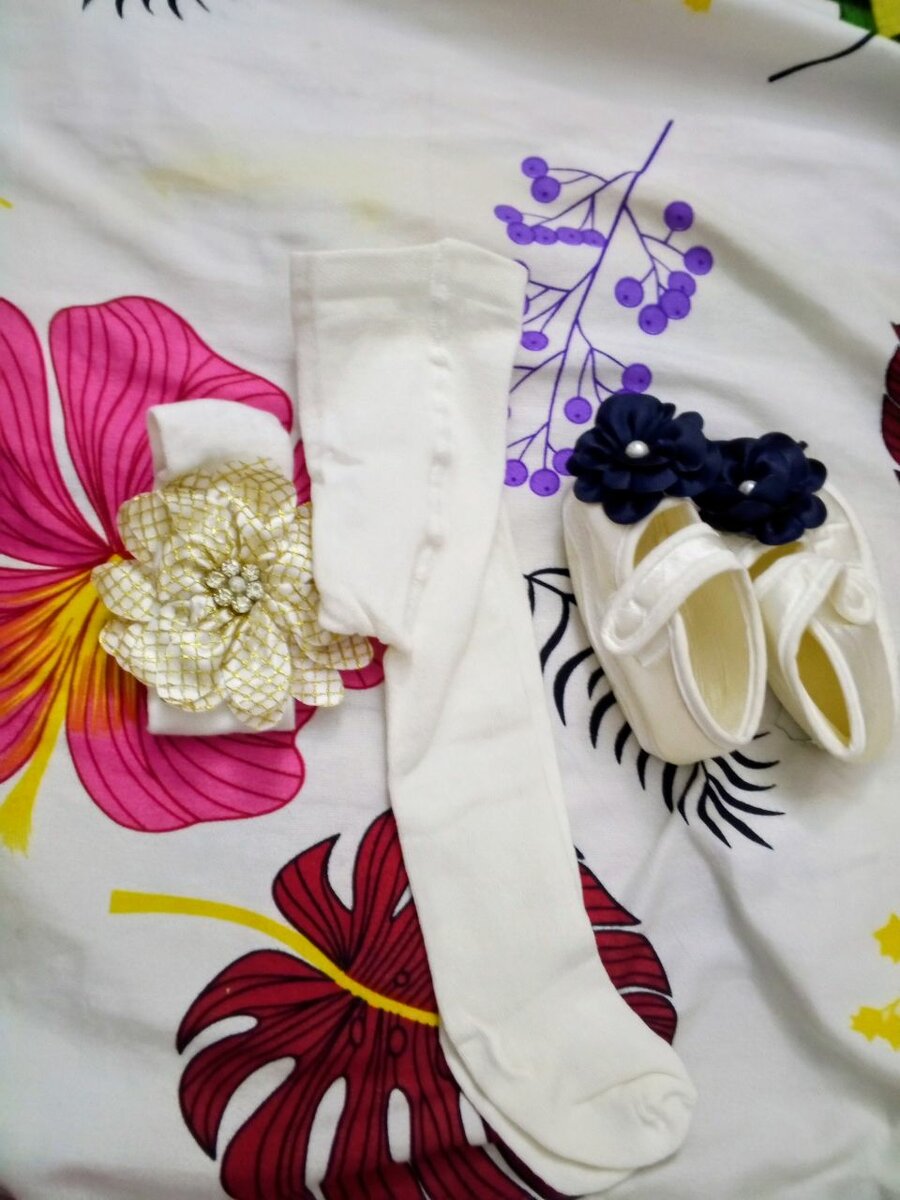 Ensemble Robe Bébé Fleurie