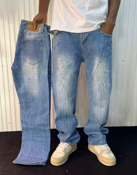 Jean baggy décontracté homme