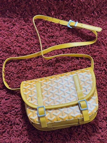 Sac Bandoulière Jaune Élégant