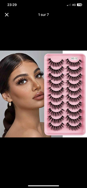 1 paq de Faux Cils Volumineux