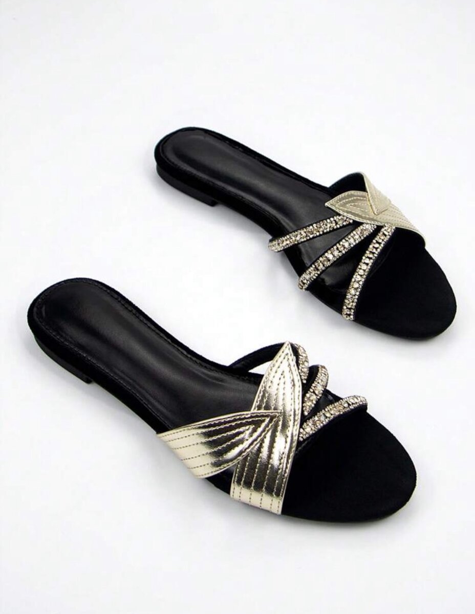 Metallic Slippers