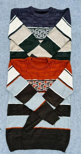 Pulls Homme Multicolores en Tricot