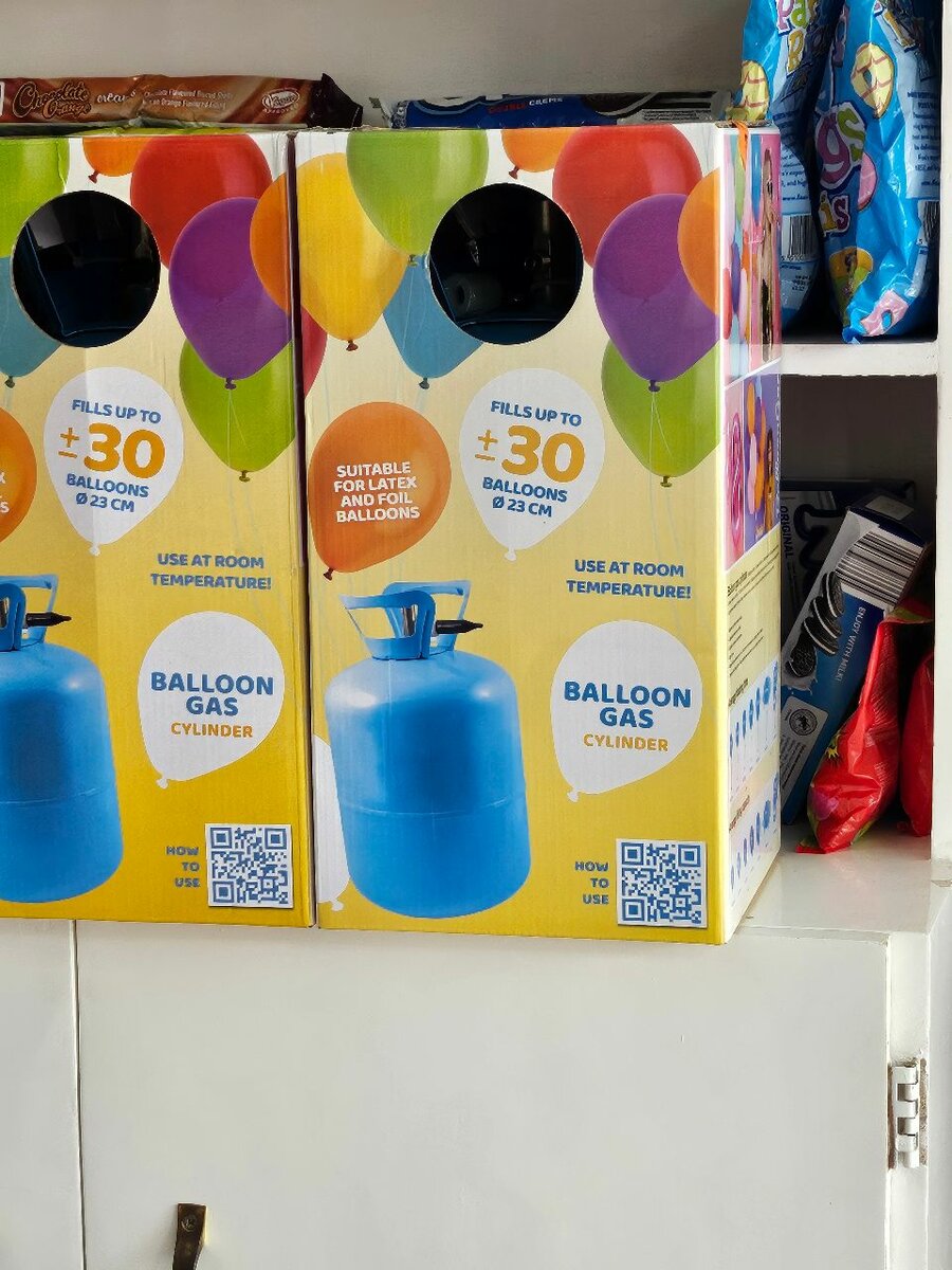 Cylindre d'hélium pour ballons