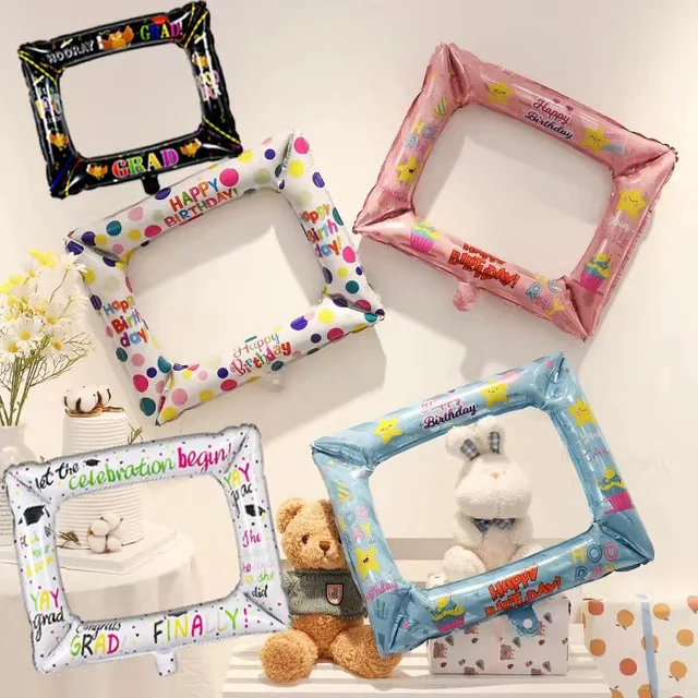 Cadre photo gonflable anniversaire