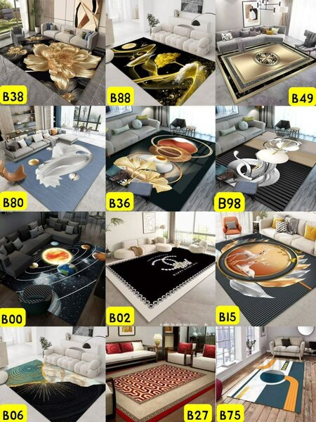 Tapis contemporain luxe design