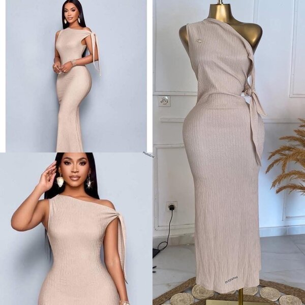 Robe Épaule Asymétrique