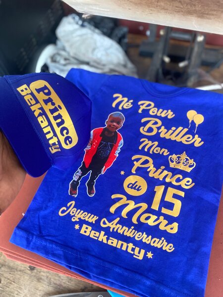 T shirt d´anniversaire enfant