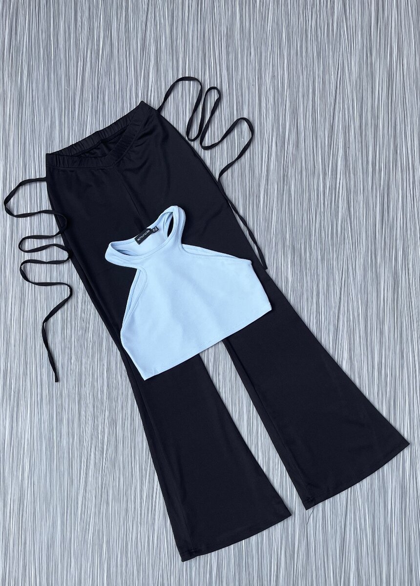 Bell pant top n down available as seen